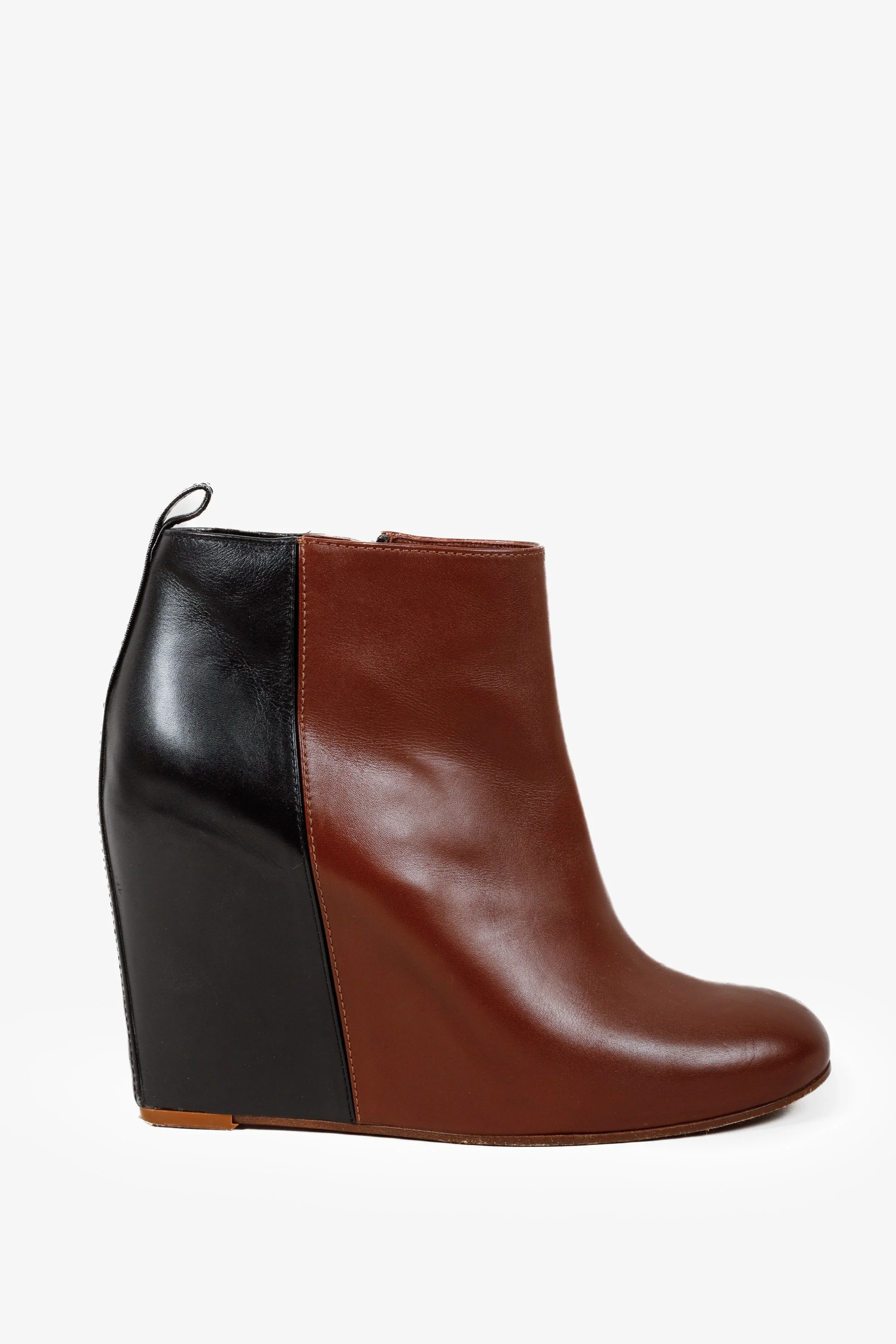 Celine By Phoebe Philo Two Tone Wedge Boots BLOGGER ARMOIRE